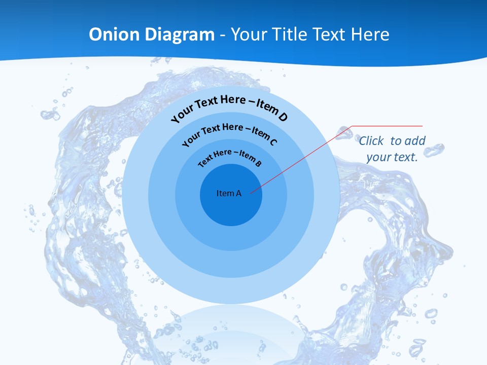 Fresh Pouring Card PowerPoint Template