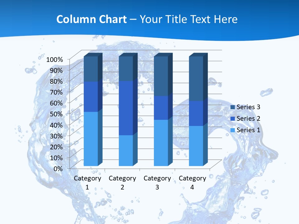Fresh Pouring Card PowerPoint Template