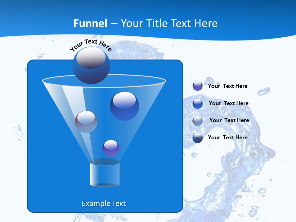 Fresh Pouring Card PowerPoint Template
