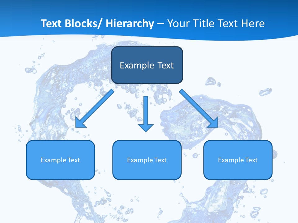 Fresh Pouring Card PowerPoint Template