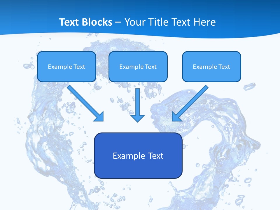 Fresh Pouring Card PowerPoint Template