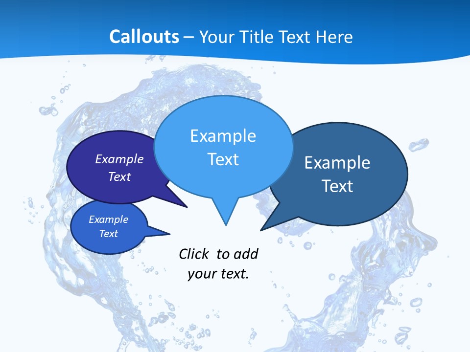 Fresh Pouring Card PowerPoint Template
