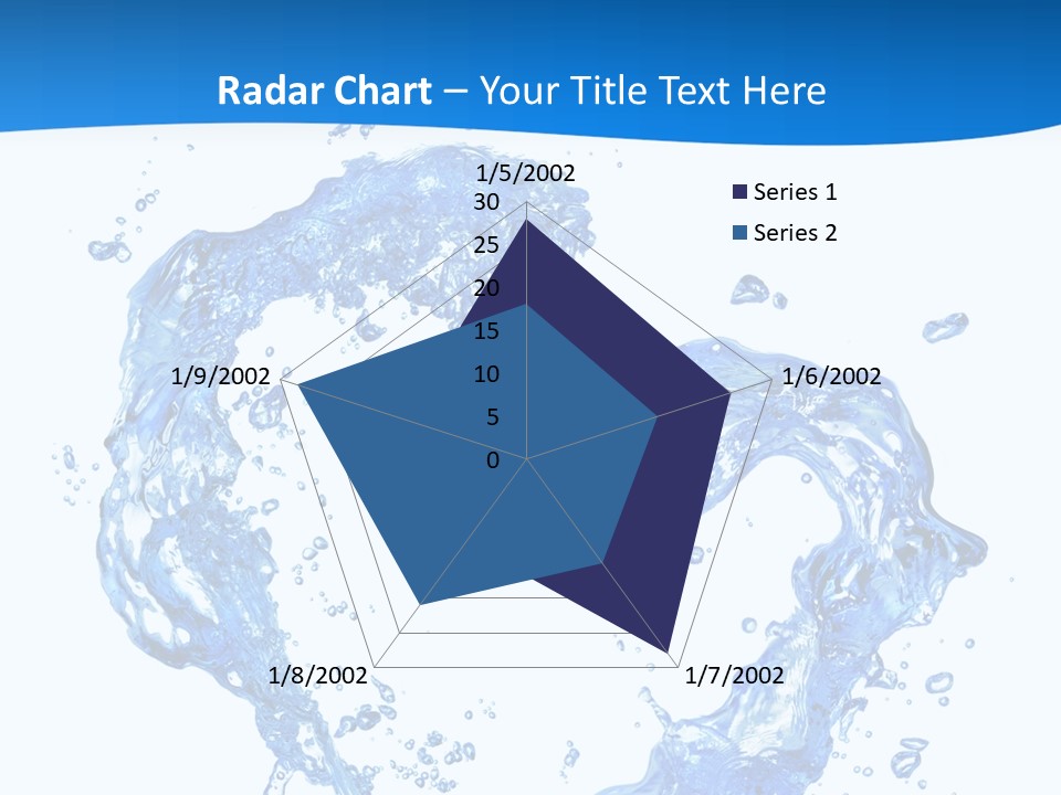 Fresh Pouring Card PowerPoint Template
