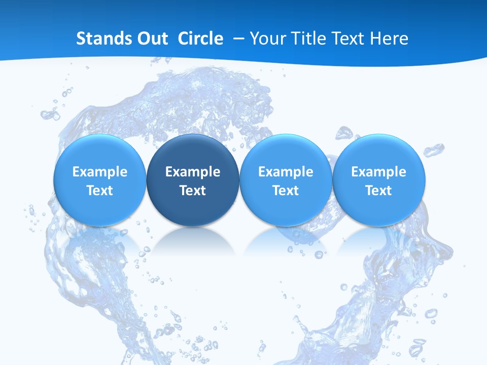 Fresh Pouring Card PowerPoint Template