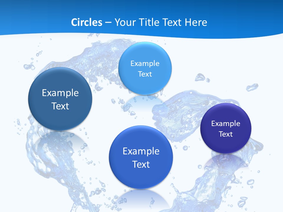 Fresh Pouring Card PowerPoint Template
