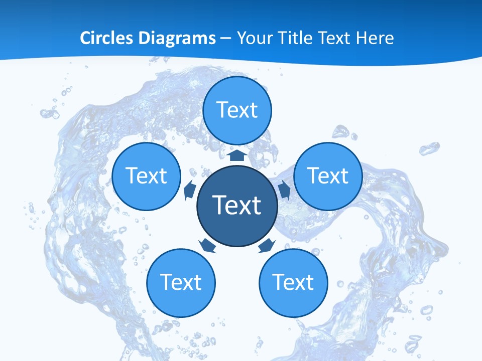 Fresh Pouring Card PowerPoint Template