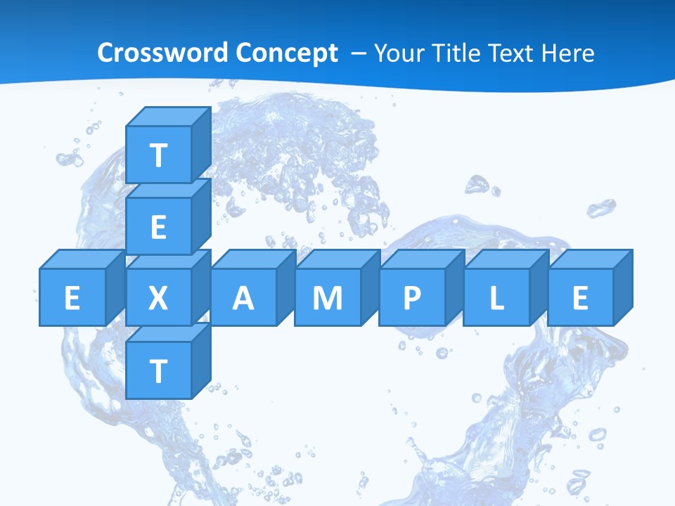 Fresh Pouring Card PowerPoint Template