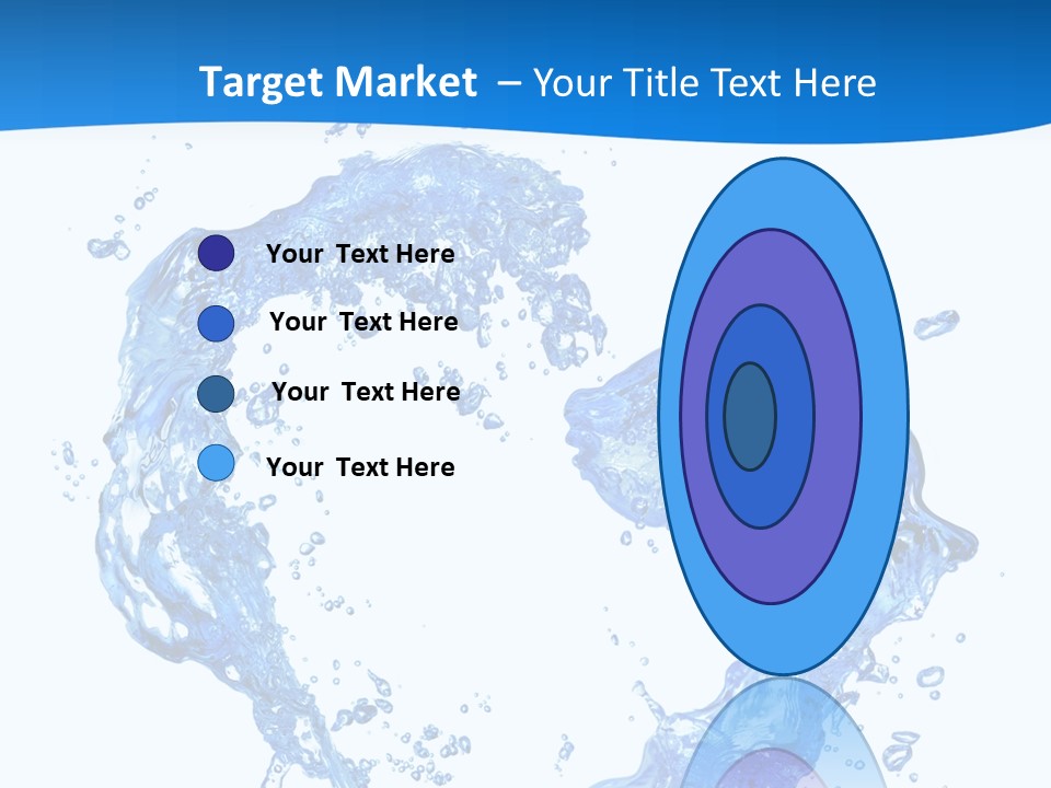 Fresh Pouring Card PowerPoint Template