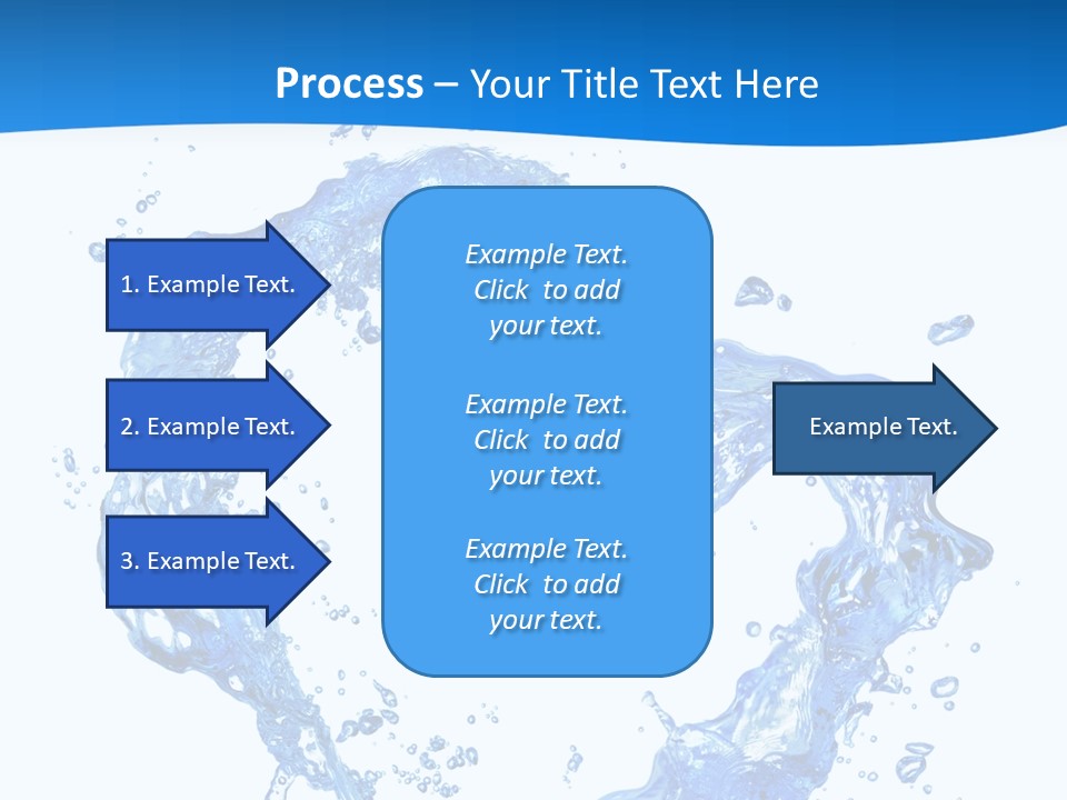 Fresh Pouring Card PowerPoint Template