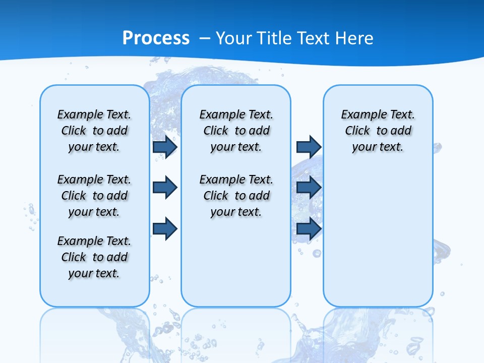Fresh Pouring Card PowerPoint Template