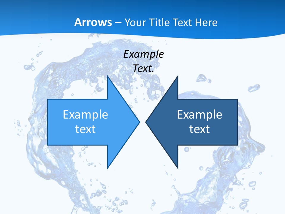 Fresh Pouring Card PowerPoint Template