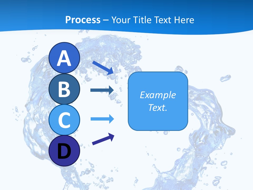 Fresh Pouring Card PowerPoint Template
