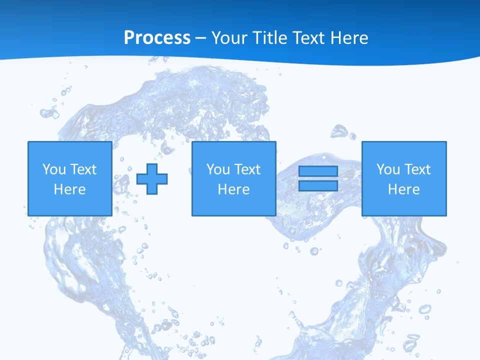 Fresh Pouring Card PowerPoint Template