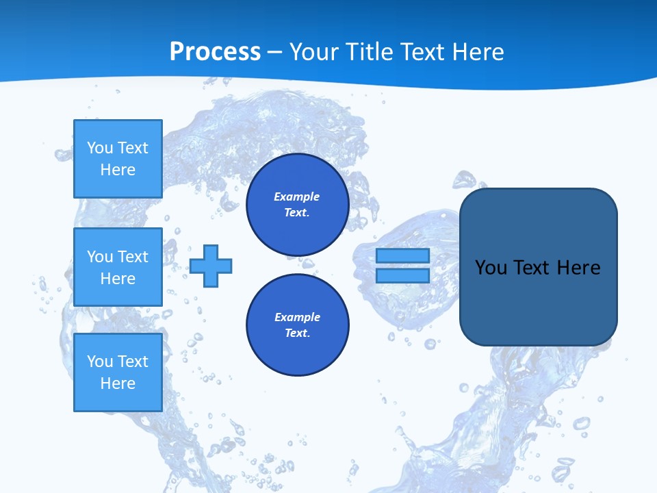 Fresh Pouring Card PowerPoint Template