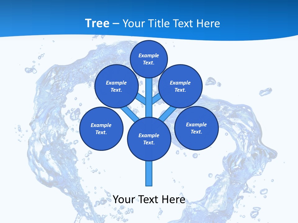 Fresh Pouring Card PowerPoint Template