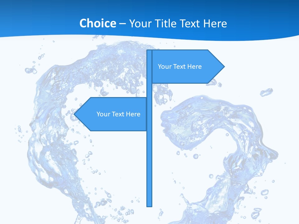 Fresh Pouring Card PowerPoint Template