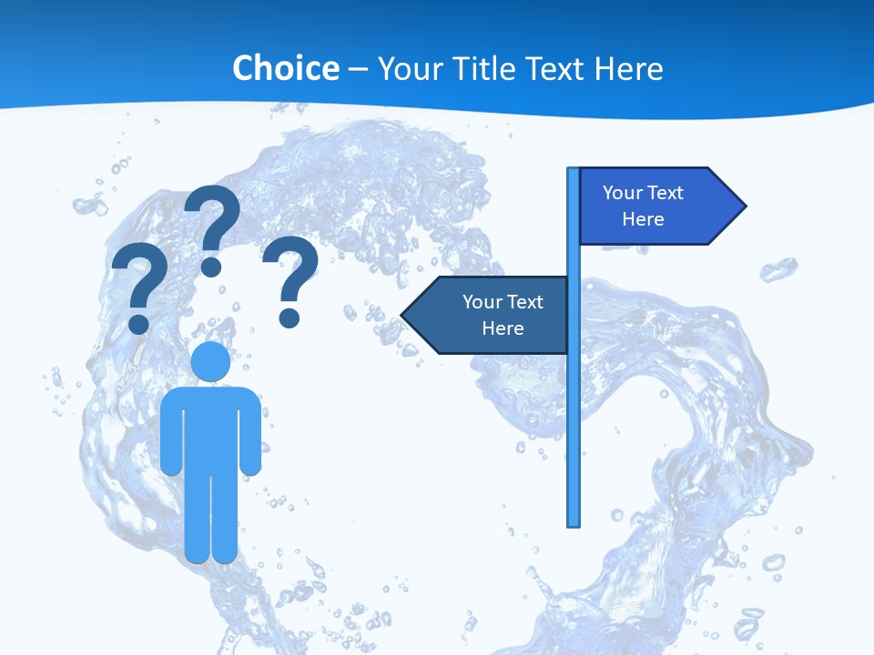 Fresh Pouring Card PowerPoint Template