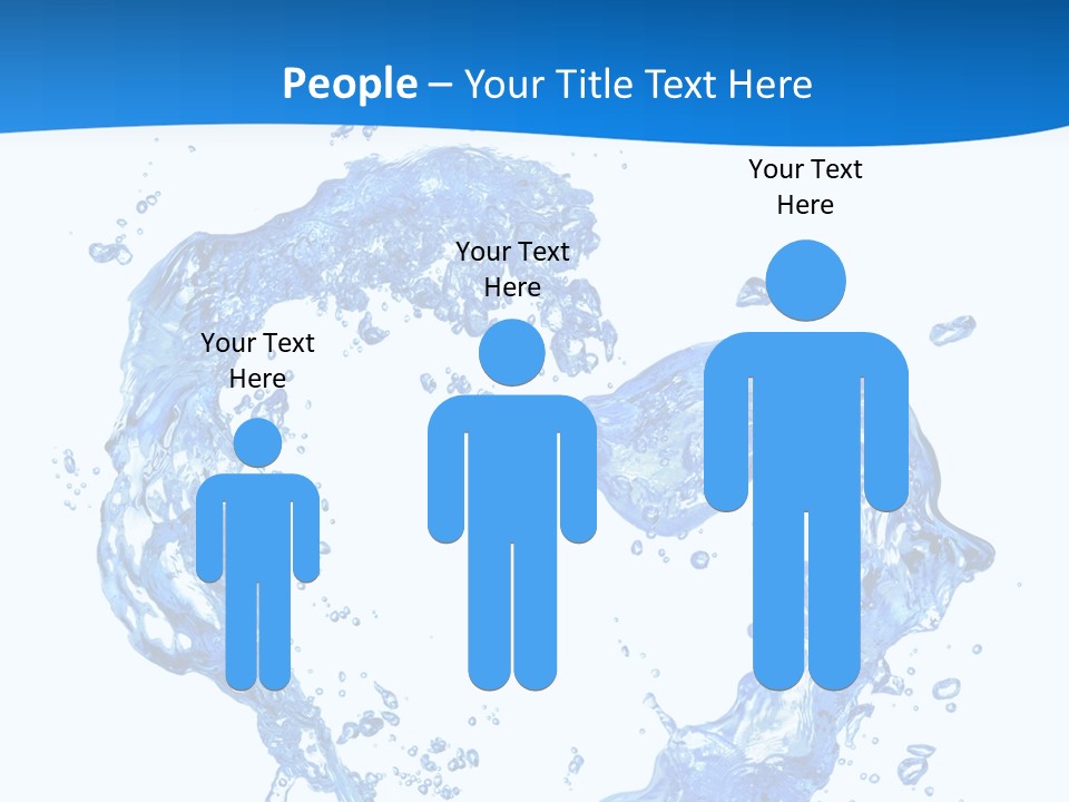Fresh Pouring Card PowerPoint Template