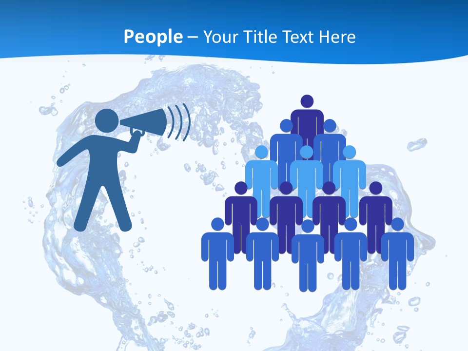 Fresh Pouring Card PowerPoint Template