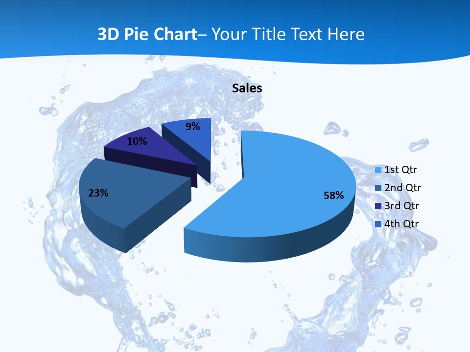 Fresh Pouring Card PowerPoint Template