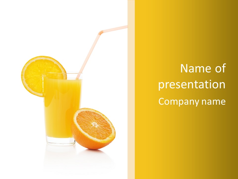 Ripe Juice Healthy PowerPoint Template