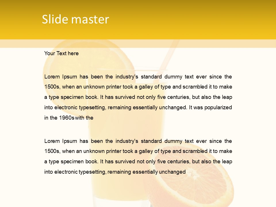 Ripe Juice Healthy PowerPoint Template