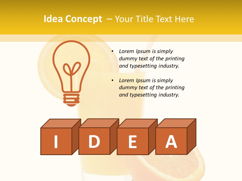 Ripe Juice Healthy PowerPoint Template