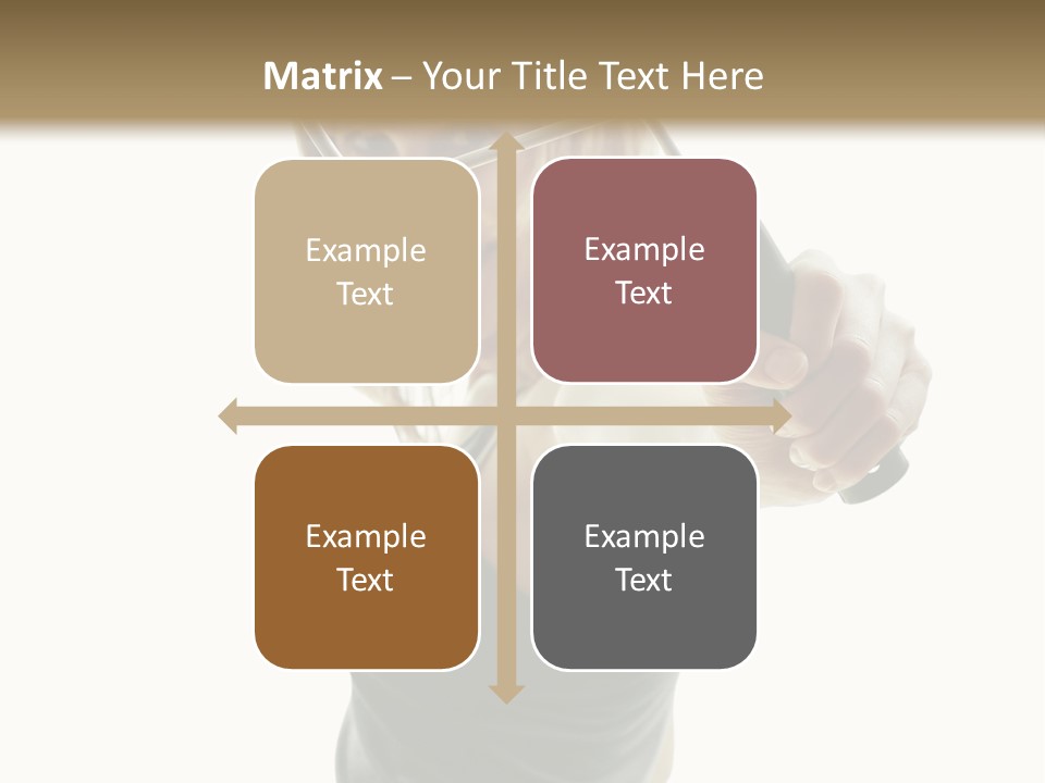 Young Decor White PowerPoint Template