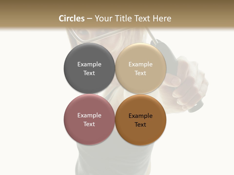 Young Decor White PowerPoint Template