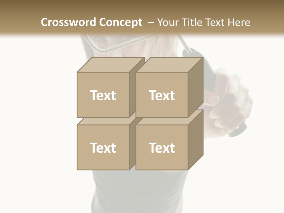 Young Decor White PowerPoint Template