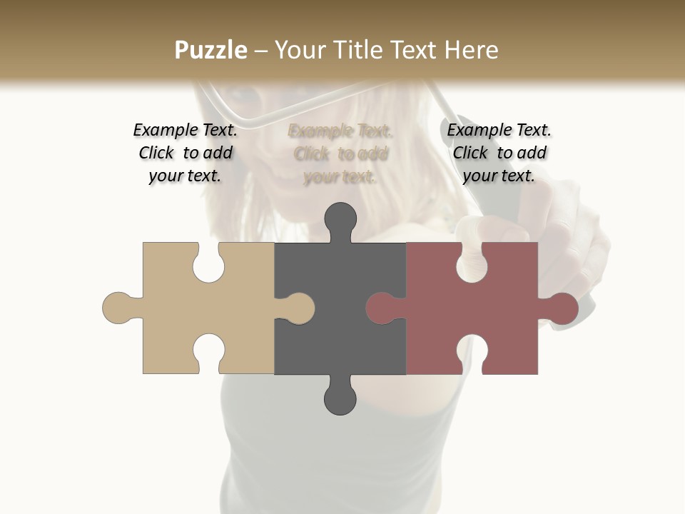 Young Decor White PowerPoint Template