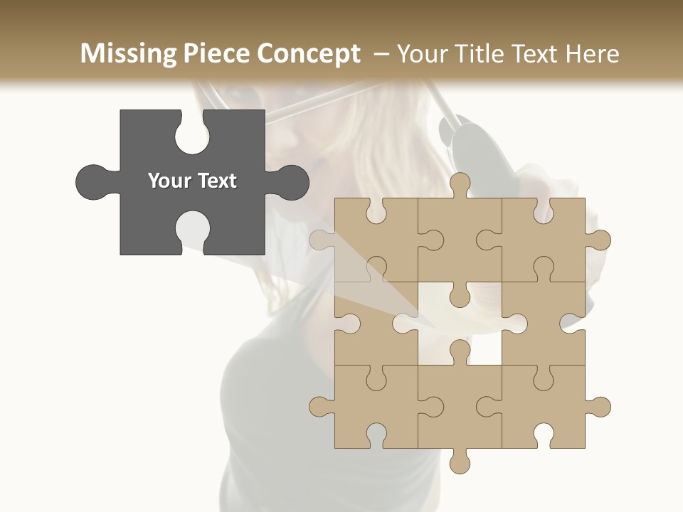 Young Decor White PowerPoint Template