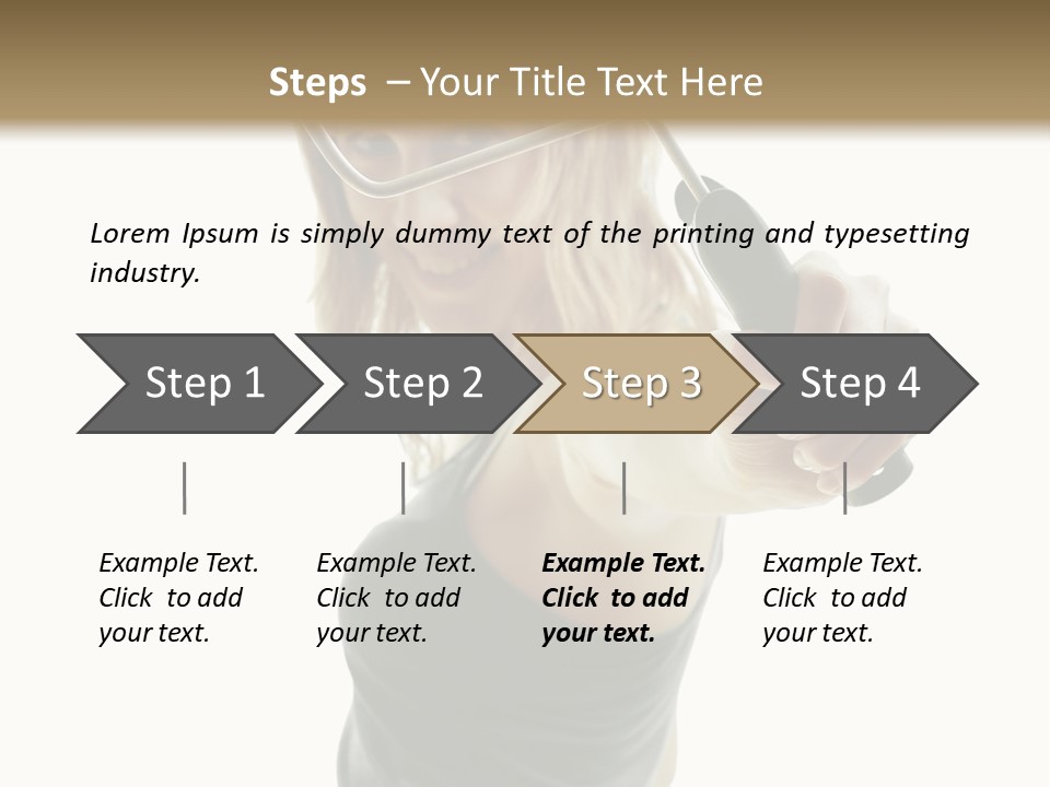 Young Decor White PowerPoint Template