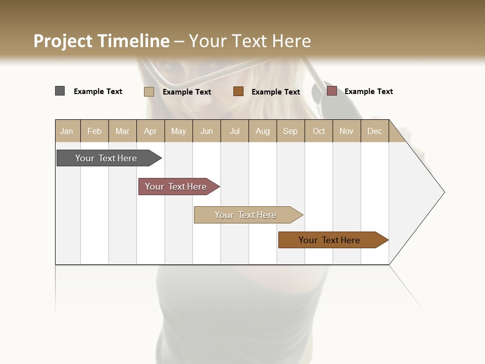 Young Decor White PowerPoint Template