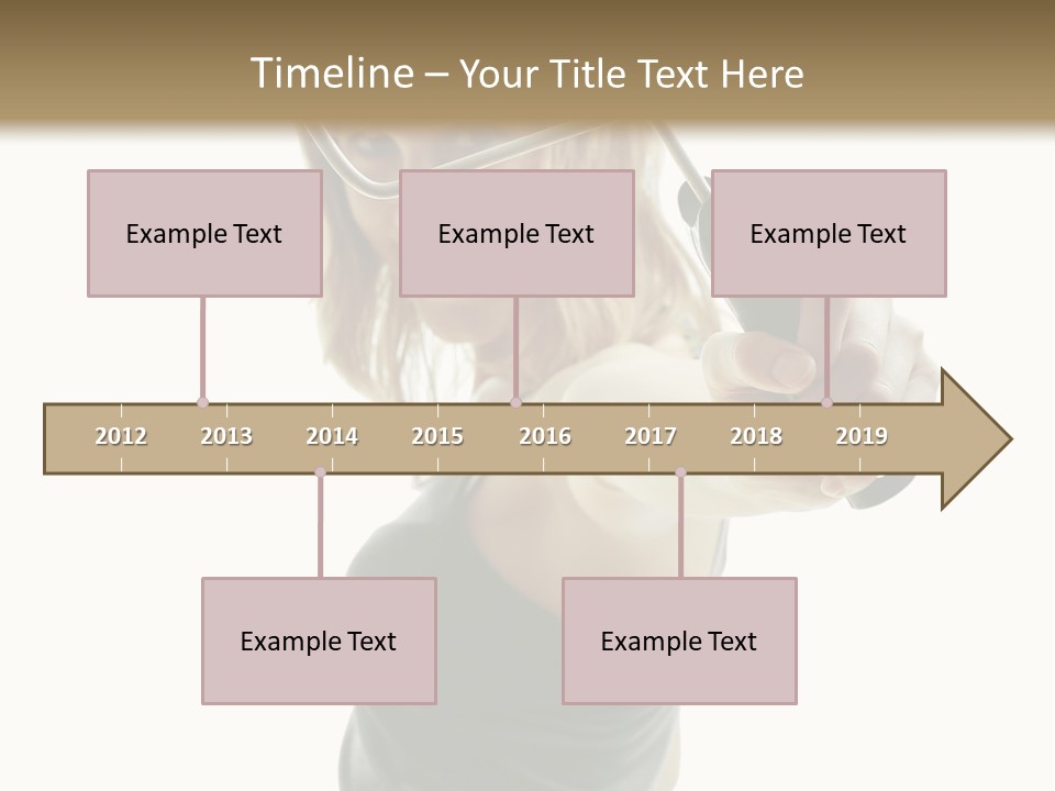 Young Decor White PowerPoint Template