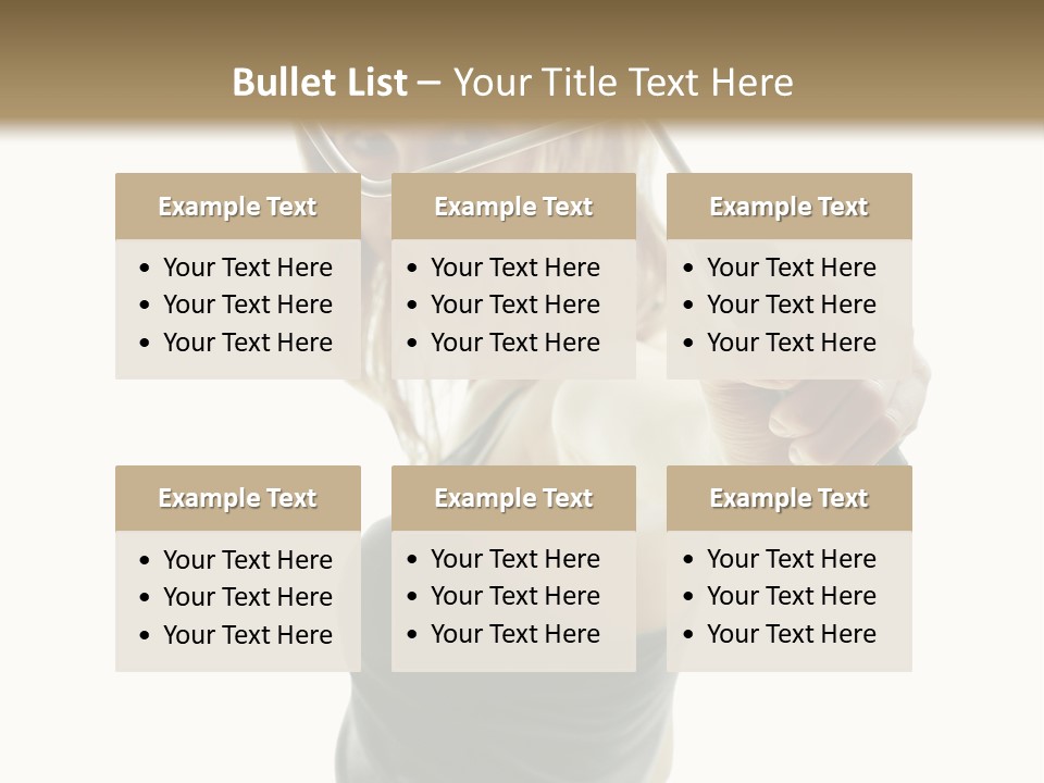 Young Decor White PowerPoint Template