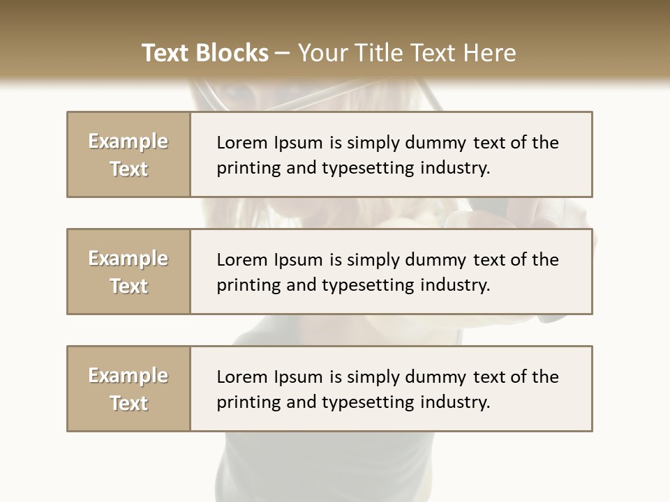 Young Decor White PowerPoint Template