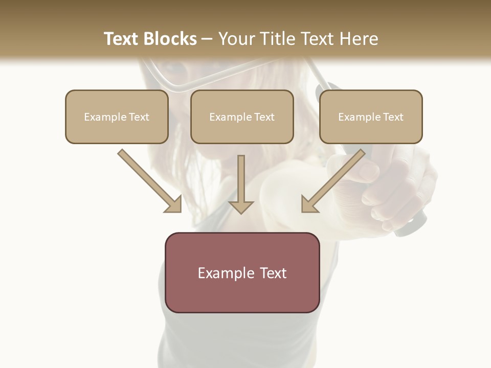 Young Decor White PowerPoint Template