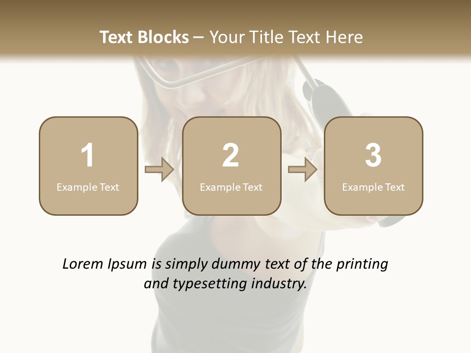 Young Decor White PowerPoint Template