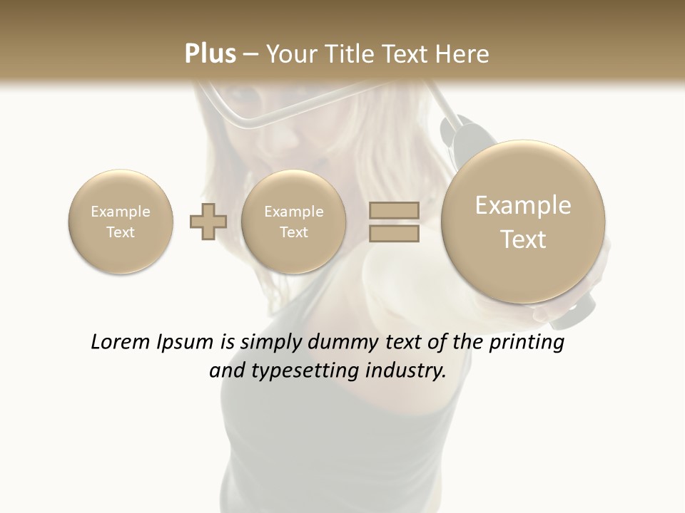 Young Decor White PowerPoint Template