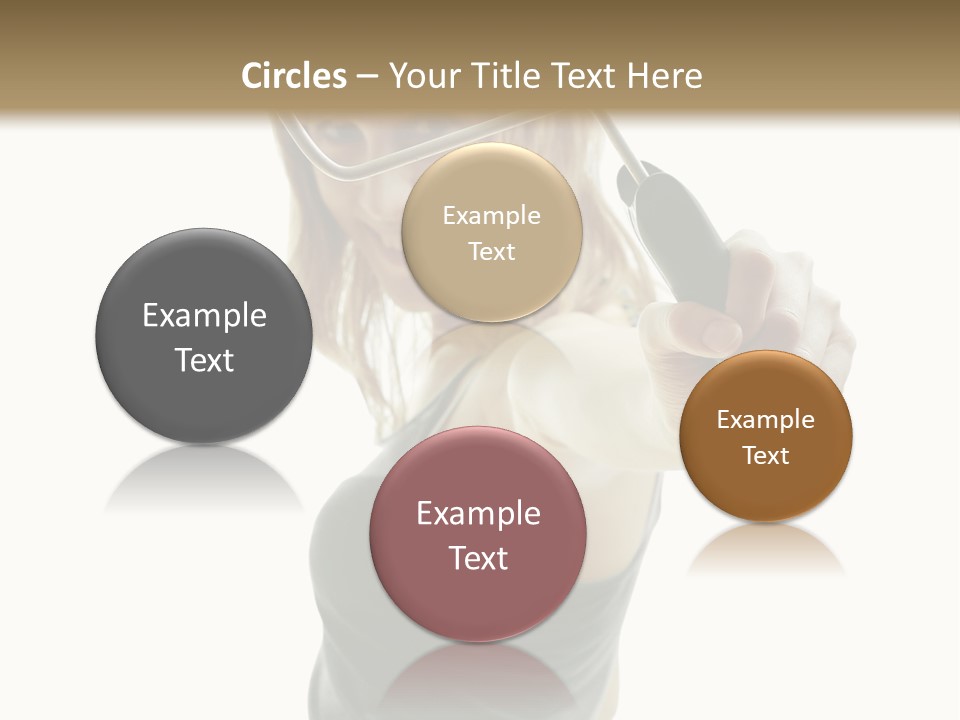 Young Decor White PowerPoint Template