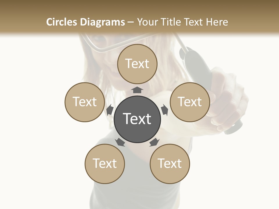 Young Decor White PowerPoint Template