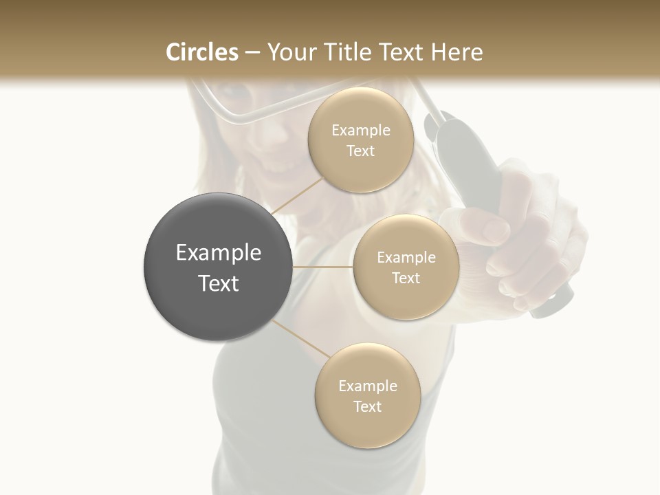 Young Decor White PowerPoint Template