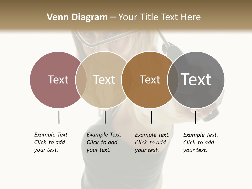 Young Decor White PowerPoint Template