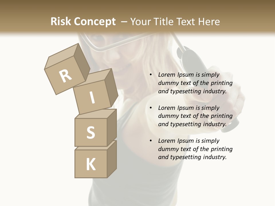 Young Decor White PowerPoint Template