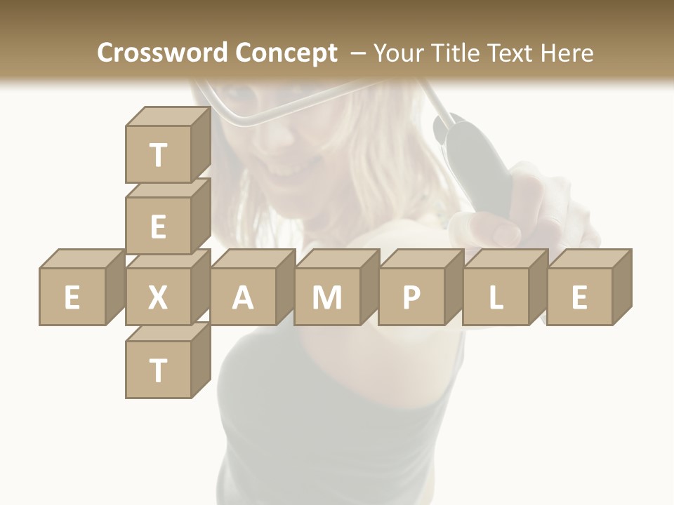 Young Decor White PowerPoint Template