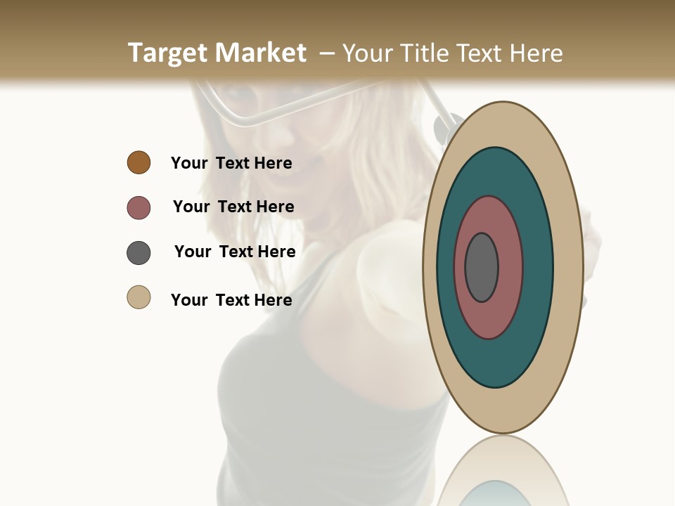 Young Decor White PowerPoint Template