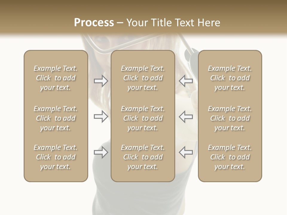Young Decor White PowerPoint Template