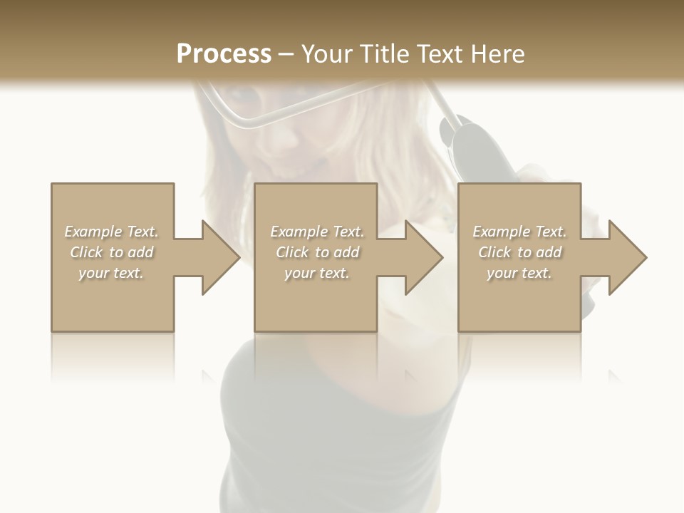 Young Decor White PowerPoint Template