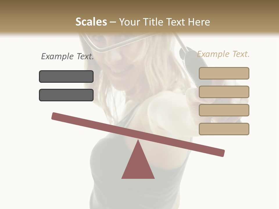 Young Decor White PowerPoint Template